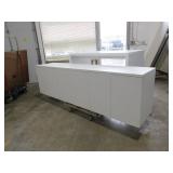 HUDDLE ROOM WORK TABLE AND CREDENZA