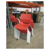 KFI "IMME" STACKER CHAIRS WITH ARMS