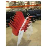KFI "IMME" STACKER CHAIRS WITH ARMS