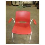 KFI "IMME" STACKER CHAIRS WITH ARMS