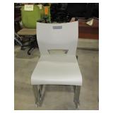 GLOBAL DUET ARMLESS STACKING CHAIRS