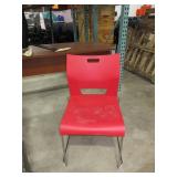 GLOBAL DUET ARMLESS STACKING CHAIRS