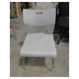 GLOBAL DUET ARMLESS STACKING CHAIRS