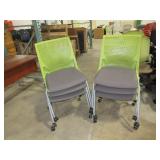 HAWORTH "VERY" FIXED SIDE CHAIR- STACKERS