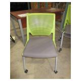 HAWORTH "VERY" FIXED SIDE CHAIR- STACKERS