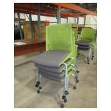 HAWORTH "VERY" FIXED SIDE CHAIRS - STACKERS