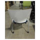 HAWORTH " VERY" FIXED SIDE CHAIRS - STACKERS