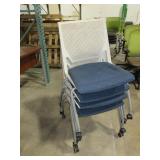 HAWORTH "VERY" FIXED SIDE CHAIRS - STACKERS