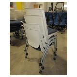 HAWORTH " VERY" FIXED SIDE CHAIRS - STACKERS