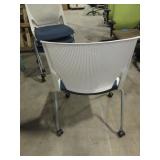 HAWORTH " VERY" FIXED SIDE CHAIRS - STACKERS