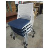 HAWORTH "VERY" FIXED SIDE CHAIRS - STACKERS