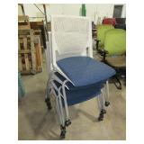 HAWORTH "VERY" FIXED SIDE CHAIRS - STACKERS
