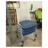 HAWORTH"VERY" FIXED SIDE CHAIRS - STACKERS