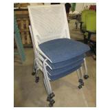 HAWORTH "VERY" FIXED SIDE CHAIRS - STACKERS