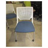 HAWORTH " VERY" FIXED SIDE CHAIRS - STACKERS