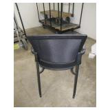 MESH BACK STACKING ARM CHAIRS