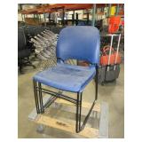 HERMAN MILLER "LIMMERICK"  SLED BASE STACKER CHAIRS