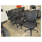 MESH BACK, ADJUSTABLE OFFICE CHAIRS