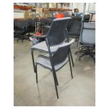 GLOBAL UPHOLSTERED RECEPTION CHAIRS - STACKABLE