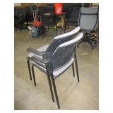 GLOBAL UPHOLSTERED RECEPTION CHAIRS - STACKABLE