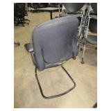 HERMAN MILLER UPHOLSTERED ARM CHAIRS