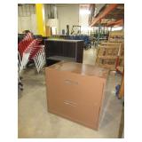 BOOKSHELF AND AN ALL STEEL LATERAL FILE