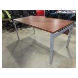 ADJUSTABLE OFFICE CHAIR  AND WORK TABLE WITH STEEL FRAME