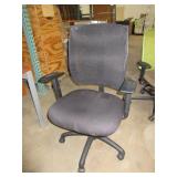 ADJUSTABLE OFFICE CHAIR  AND WORK TABLE WITH STEEL FRAME