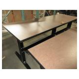 KI WORK TABLES WITH CORD MANAGEMENT