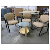 LOUNGE TABLE AND CHAIRS
