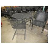 WROUGHT IRON PATIO SET