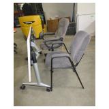 STEELCASE COALESSE FLIP TOP NESTING TABLE WITH CHAIRS