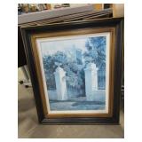 FRAMED EUROPEAN PRINT ON CANVAS BY FROCH ROMAN