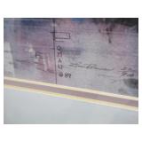 LOU ROMAN HAND SIGNED LIMITED EDITION OFFSET  LITHOGRAPH