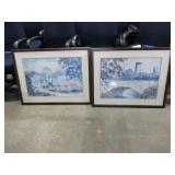 LOU ROMAN, HAND SIGNED AND NUMBERED MN THEMED PRINTS