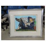 STOCK EXCHANGE, LE ART, SIGNED AND NUMBERED WAYNE HOWELL