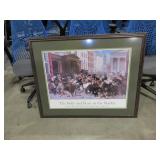 BEAUTIFULLY FRAMED WALL STREET ART