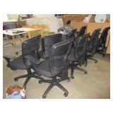 MESH BACK, ADJUSTABLE OFFICE CHAIRS