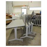 ALL STEEL FLIP TOP NESTING TABLES