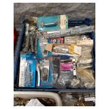 Assortment of Door Hardware and Locks Parts