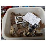 Assortment of Door Hardware and Locks Parts