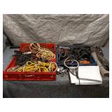 Vintage Rope and Pulley with other Miscellaneous Bungee Cords and Ropes