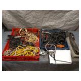 Vintage Rope and Pulley with other Miscellaneous Bungee Cords and Ropes