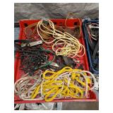 Vintage Rope and Pulley with other Miscellaneous Bungee Cords and Ropes