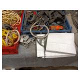 Vintage Rope and Pulley with other Miscellaneous Bungee Cords and Ropes