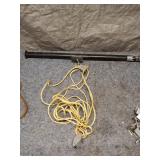 Vintage Rope and Pulley with other Miscellaneous Bungee Cords and Ropes