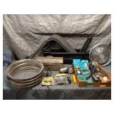 Collection of Automotive Accessories with Tool Box and Spare Parts