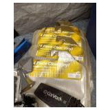 Assortment of Automotive Accessories including Floor Mats, Vacuum, and Tools