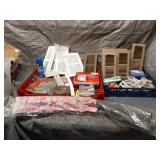Assorted Home Improvement Supplies Including Vent Covers and Pipe Insulation