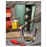 Assorted Hand Tools and Toolboxes with Socket Set